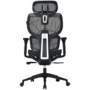 Gaming and office chair with breathable mesh fabric 3D adjustable armrests 90&deg;&ndash;120&deg; recline head and lumbar support up to 136 kg Ventra MOCH01 Black CNS-MOCH01 CANYON