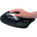 Fellowes hiirepad koos randmepadjaga 9176501, 202 x 235 x 25.4 mm, must, m&auml;luvaht, kangas kate, libisemisvastane alus