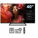 Manta televizors 40LFV125E, 1920x1080, 40 collas, 3 HDMI, 2 USB, 60 Hz, 5.1 Dolby Digital Plus, Wi-Fi, Viesnīcas režīms