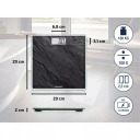 Style Sense Compact 300 Slate Electronic Scales Soehnle 1063881 29x29x6.8cm 180kg