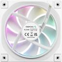 Deepcool Ventilaator FL12 WH 3 IN 1 R-FL12-WHAPN3-G, 55 cfm, 32 dBA, 500-2150 rpm, 4-poolne mootor, ARGB Gen 2