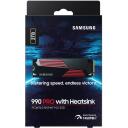 Samsung SSD M.2 MZ-V9P2T0CW 2TB, lugemise kiirus 7450 MB/s, kirjutamise kiirus 6900 MB/s, PCIe 4.0, V-NAND MLC, jahutiga