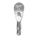 &frac14;&Prime; ATSLĒGA AR SPRŪDRATU, 1/4" DRIVE COMPACT RATCHET, 4932479646 MILWAUKEE