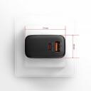 Axagon sieninis įkroviklis ACU-PQ45 45W, 2xUSB-A, 1xUSB-C, 100-240V, QC4+, PD3.0, juodas, energijos apsauga