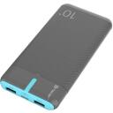 Tracer EnerGo 10000mAh Power Bank TRABAT47514, 10000mAh, 5V2A, 2xUSB-A, 1xUSB-C, pelēks, zils, USB-C kabelis