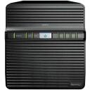 Synology NAS система DS423, Realtek RTD1619B, 2 RJ45, 2 USB 3.2, 2 ГБ памяти, EXT4, 4 отсека для дисков, 32.41 Вт