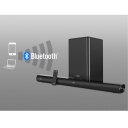 Soundbar 2.1 su belaidžiu žemų dažnių garsiakalbiu SB-2200D 300 W Dolby Digital Bluetooth HDMI Optical USB LED ekranas Juodas SV-020811 SVEN