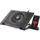 Genesis S&uuml;learvuti jahutuspad OXID 450 NHG-1678, 70 CFM, 5 ventilaatorit, reguleeritav kaldenurk, RGB valgustus