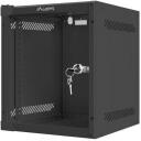 Lanberg seinakapp 10 tolli WF10-2306-10B, 280mm, 310mm, 6U, 20kg, IP20, Esiklaas - karastatud klaas, 2 vertikaalset riba
