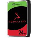 Seagate IronWolf Pro HDD ST24000NT002, 24 TB, 7200 RPM, 512 MB, 3.5", Serial ATA III, serverile, 40 G, 6 Gbit/s, 285 MiB/s