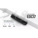 Nitecore Налобный фонарь NC-EDC17 1500 лм, 220-1350 мВт УФ, <5 мВт лазер, 1500 мАч, IPX7, 90 мин зарядка