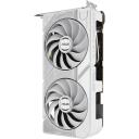 Asus Vaizdo plok&scaron;tė DUAL-RTX5060-O8G-WHITE, 8 GB GDDR7, 3840 CUDA branduolių, 2.5 lizdai, PCIe 5.0, 2 ventiliatoriai, 7680 x 4320