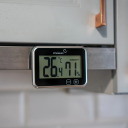 Weather Station 2MEASURE 170607, Electronic, Wireless, Black, 0-50°C, 20-95% RH, 9.5x2x7 cm