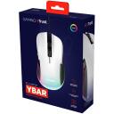 Trust USB optinė pelė GXT922W YBAR/24485, 7200 DPI, 6 mygtukai, RGB ap&scaron;vietimas, 2.1m laidas