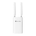 Omada 4G+ Cat6 AX3000 Wi-Fi 6 lauko/vidaus vartai, TP-Link, ER703WP-4G-Outdoor, 300 Mbps, 2402 Mbps (5 GHz), 574 Mbps (2.4 GHz), 3 Gigabit WAN/LAN prievadai, 1 Nano SIM kortelės lizdas, IP55 atsparus vandeniui