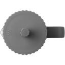 Resto French Press 90534, 0.6 L, pilka, borosilikatinis stiklas, nerūdijančio plieno filtras, plastikinis dangtelis