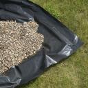 Защитное покрытие черное 0,1мм 6x8м, KREATOR, KRT664003, Защищает мебель от пыли и краски