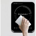 Beper Indukcijas plīts BF.700, 2000 W, Rūdīts stikls, 10 jaudas, 10 temperatūras, programmējams taimeris
