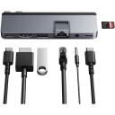 Hyper dokstacija DUO PRO 7-in-2 USB-C, HD575-GRY-GL, 1xEthernet, 1xHDMI