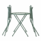 Balkonu komplekts MINT galds un 2 krēsli (40053) kalts dzelzs, antīka zaļaa krāsa