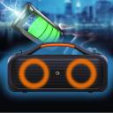Manta Bevadu skaļrunis SPK216 SPK2160000001, 40W, Bluetooth 5.0, IPX5, TWS, FM, RGB, Google Assistant, Siri, brīvroku
