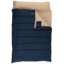 Outwell Magamisak Contour Lux Deep Blue 230492, 220 x 145 cm, -22 kuni 12 &deg;C, kahepoolsed t&otilde;mblukud, 2400 g Isofill