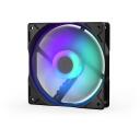 Endorfy Корпусный вентилятор EY4A008, 120мм, 200-1400RPM, FDB, 4-pin, 5V, черный, RGB подсветка