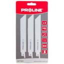 Proline Zobenzāģa asmens 5931245, 152 mm, 3 gab, 18 TPI, HRC 61&plusmn;2, BiM, metālam