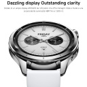 Xiaomi BHR9197GL Watch S4 i&scaron;manusis laikrodis GPS palydovinė navigacija 1.43" AMOLED ekranas atsparus vandeniui 5 ATM iki 15 d. baterijos veikimo laikas Bluetooth NFC Sidabrinė