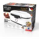 Adler Vahvlikausi valmistaja AD 3062, 1400 W, 230 V, 50 Hz, mittelibisev kate, libisemiskindlad jalad