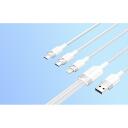 Vention USB 2.0 A 3in1 3A kaabel CTPWG, 1.5m, 3A (USB-C), 2.4A (Lightning), 2A (Micro-B), 480 Mbps