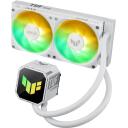 Asus TUF Gaming LC III 240 ARGB White Edition, 90RC01J2-B0EAY0, 40cm, 2 ventilatori, 90.78 cfm, 2600 RPM, 37.4 dB
