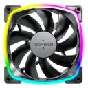 Montech Datora korpuss ventilators AX120PWM KODS, 120mm, 720-1760RPM, 1x9 lāpstiņas, 27dB, 1.8mmH2O, RGB apgaismojums