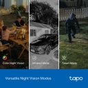 Āra divu objektīvu pan/tilt dro&scaron;ības kamera, TP-Link, TAPO C545D, 2K 3MP, IP66