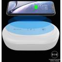 Devia Juhtmevaba laadimise desinfitseerimiskarp 120EL1050001, 10W, 99,99% desinfitseerimine, Qi juhtmevaba laadimine, 191x203x13mm