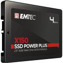 Emtec SSD 2.5 Sata X150 4000GB Power Plus ECSSD4TX150, 4 TB, līdz 520 MB/s, līdz 500 MB/s, SATA III 6 Gb/s, 2 000 000 stundu