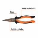 Replės smailiais galais „Expert 200mm T203-8X Truper“