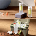 Бутылка для воды с ёмкостью 1 L из тританового материала и герметичной крышкой Sport Water Bottle 1 L Белая BHR9678GL Xiaomi