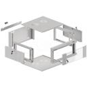 Lanberg Rack kapp 19" seinakinnitus WFFA-5604-10S, 4U, 600mm, IP20, RAL7035, ilma akuta, demonteeritud