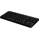 Logitech Juhtmega m&auml;nguklaviatuur G Pro 920-009392, 1.8m, mehaaniline, GX Blue, LIGHTSYNC RGB, 26 klahvi rullimine