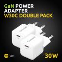 Intenso toiteadapter 7803032, 100-240 V, 30 W, 1 x USB-C, kiire laadimine, valge