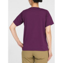 Krekls WICKRON T-Shirt MOUNTAIN Leaves W, izmērs: S, Wine Red, 4548801983666 Mont-Bell