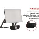Emos LED prožektor TAMBO ZS2932, 30 W, 3000 lm, IP54, neutraalne valge valgus, PIR andur, alumiiniumkorpus