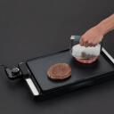 Jata Hamburgeru prese HPRE2544, 0.375kg, nerūsējo&scaron;ais tērauds / silikons, ergonomisks dizains, viegli tīrāms