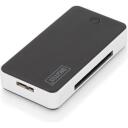 Digitus kar&scaron;u lasītājs, DA-70330-1, USB 3.0, 5 Gbps, atbalsta 2 kartes, Plug&Play, hot-swap