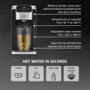 Brīvi stāvošs tūlītējas uzsildīšanas ūdens dozators 2.7 L 2600 W melns nerūsējošais tērauds HW770 Advanced 01889 Caso