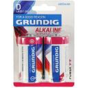 Grundig Батарея LR20 2516738, Щелочная D, 2 шт., Щелочная (одноразовая)