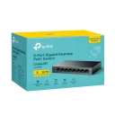 8-портовый гигабитный настольный коммутатор с 8-портовым PoE+, TP-Link, LS108GP, 8&times; 10/100/1000Mbps, Без вентилятора, Настольный