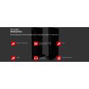 Raidsonic ICY BOX dokstacija IB-DK2241AC, strāvas adapteris AC 120/230 V, 2x USB 3.0, HDMI, DVI-I, Gigabit LAN