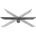 Neomounts TV statīvs DS42-430BL14, 32-55", 50 kg, VESA 100x100-400x400 mm, pagriežams -30&deg; līdz 30&deg;, melns